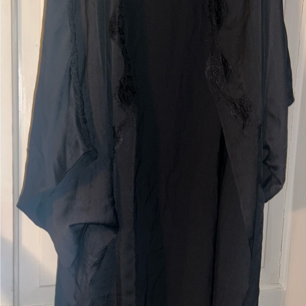 Black Sheer Duster